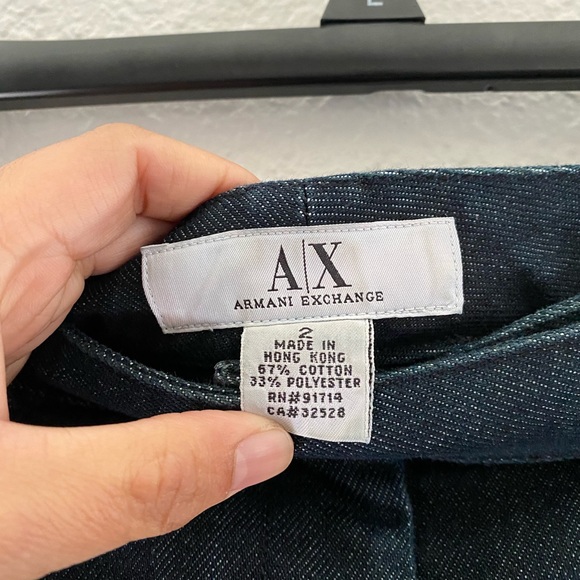 ARMANI EXCHANGE Slit jeans Skirt - Picture 3 of 3